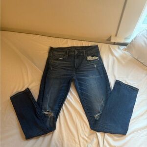 American Eagle Dark Blue Denim Jeans